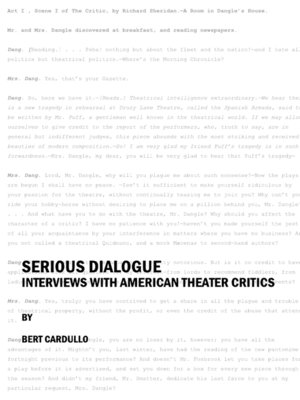 cover image of Serious Dialogue